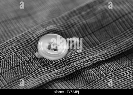 Elegante maglietta di cotone foto macro, industria tessile sfondo Foto Stock