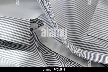 Elegante maglietta di cotone foto macro, industria tessile sfondo Foto Stock