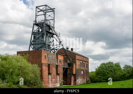 Barnsley principali Collier pit testa più ingranaggio di avvolgimento South Yorkshire Regno Unito Foto Stock