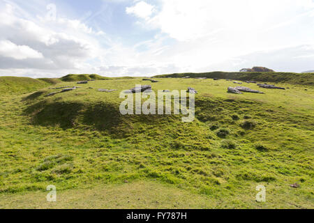 Regno Unito, Derbyshire, Arbor bassa Stone Circle. Foto Stock