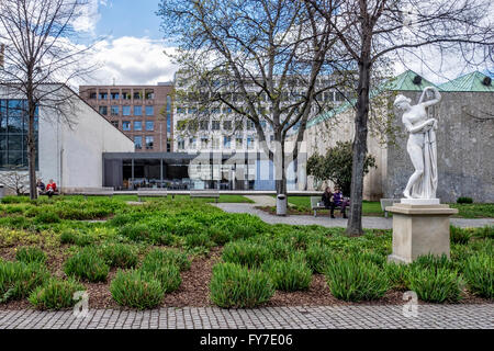 Stoccarda, Germania, Oberer Schlossgarten, Superiore giardino del palazzo, Galleria d'arte, giardino, parco, statua Foto Stock
