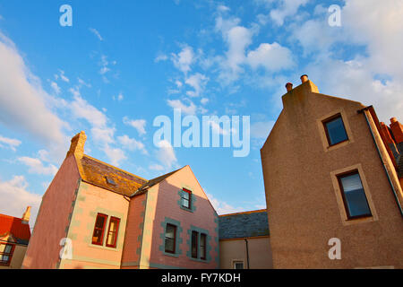 Eyemouth, piccolo paese di pescatori, Scozia Foto Stock