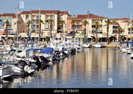 Porto di Argelès-sur-Mer in Francia Foto Stock