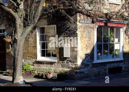 Woodstock High Street, Oxfordshire, Inghilterra, Regno Unito. Foto Stock