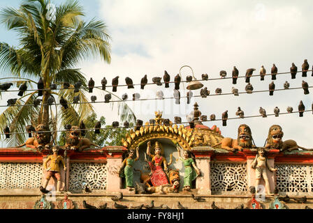 L'indiano tempio di Sri Kali a Yangon in Myanmar Foto Stock