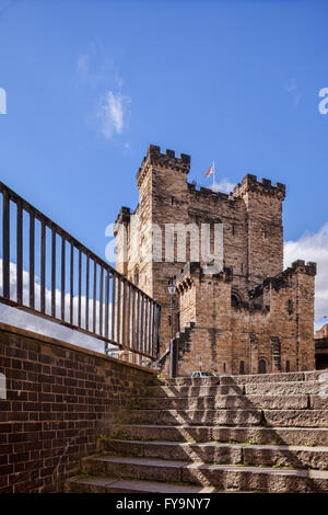 Il castello di mantenere, Newcastle upon Tyne, Tyne and Wear, Inghilterra, Regno Unito. Foto Stock