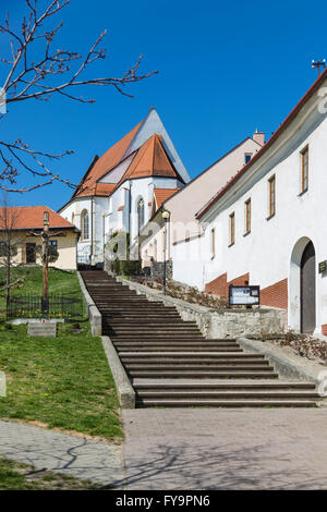 Chiesa parrocchiale di San Giorgio nella frazione di svaty jur, Slovacchia Foto Stock