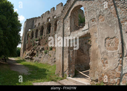 Rovine del Castello Orsini-Altieri, Canale Monterano, Lazio, Italia Foto Stock