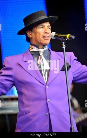 Kid creole e la cocounts al Vintage at Goodwood Festival Foto Stock