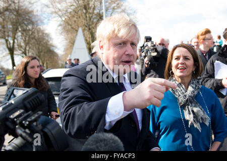 Boris Johnson mp conservatore Segretario degli esteri Foto Stock