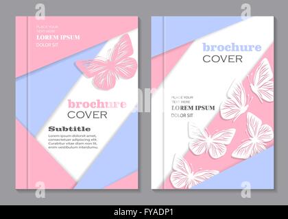 Moderno vettore modelli per la copertina della brochure Illustrazione Vettoriale