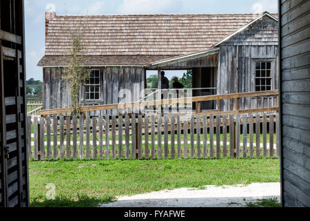 Orlando Florida, Pioneer Village at Shingle Creek, edifici storici, casa cracker Raymond V. Lanier, FL160402019 Foto Stock