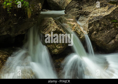 Poellat gorge vicino al castello di Neuschwanstein, Germania Foto Stock