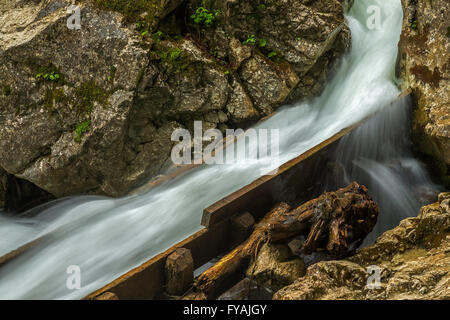 Poellat gorge vicino al castello di Neuschwanstein, Germania Foto Stock