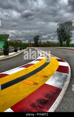 Pista di Singapore Foto Stock