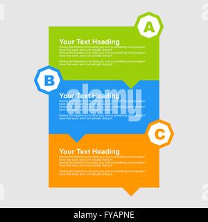 Infographics Modello di progetto Illustrazione Vettoriale