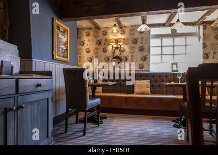 Il Britannia pub e ristorante, Bedford rd, Northampton. Foto Stock