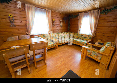 Appartamento in legno interno Foto Stock