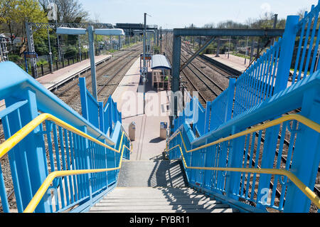 Alexandra Palace stazione ferroviaria, Station Road, legno verde, London Borough of Haringey, Greater London, England, Regno Unito Foto Stock