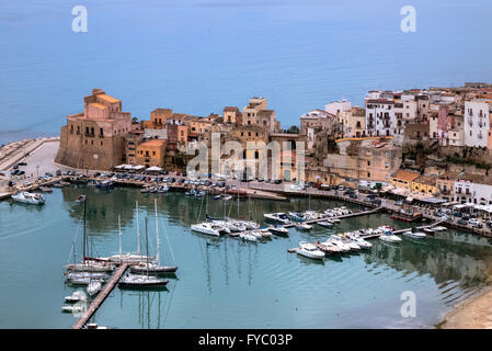 Castellammare del Golfo e Trapani, Sicilia, Italia Foto Stock