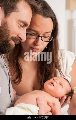 BAMBINO APPENA NATO Foto Stock