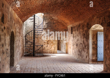 Fortaleza Ozama, Torre De Homenaje, XVI secolo, Sito Patrimonio Mondiale dell'Unesco Zona Colonial, la città di Santo Domingo Foto Stock