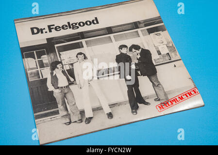 Malversazioni album su vinile da Dr Feelgood con manicotto originale artwork Foto Stock