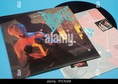 Let's Dance album su vinile da David Bowie con manicotto originale artwork Foto Stock