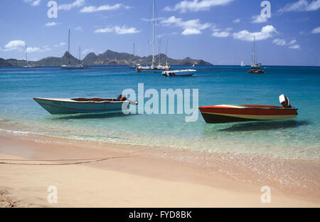 Caraibi Beach Paradise Foto Stock