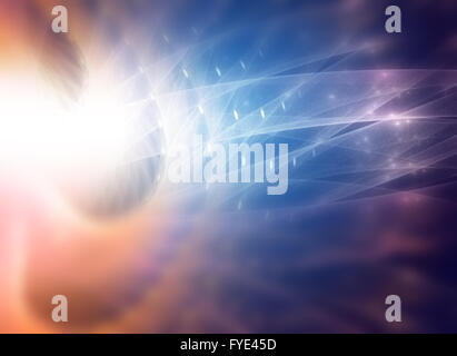 Fade blu, sfondo astratto per il design creativo Foto Stock