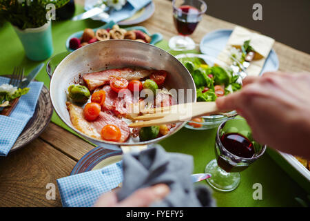 Cottura dei cibi Foto Stock