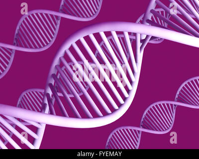 Generico elica di DNA Foto Stock