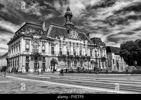 Hotel de Ville, Tours, Indres de Loire, Francia Foto Stock