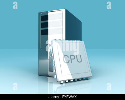 CPU desktop Foto Stock