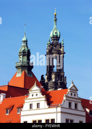 Torri in Dresden Foto Stock