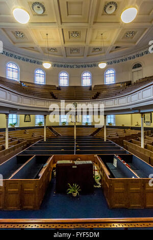 Vista dal pulpito. York Central Methodist Church, York, UK. Foto Stock