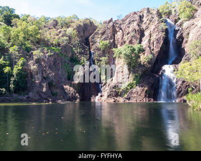 Wangi Falls, il Parco Nazionale di Litchfield, Australia Foto Stock