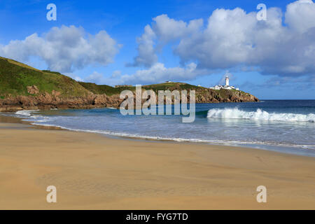 Fanad Head Lighthouse, County Donegal, Irlanda, Europa Foto Stock