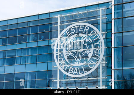 Il Leicester City Football Club 2016,UK. Foto Stock