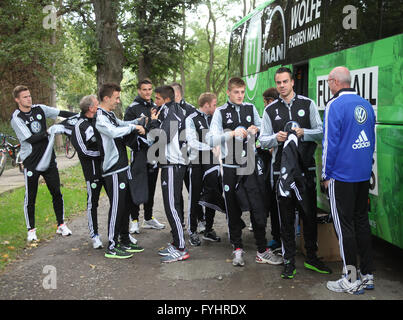 VfL Wolfsburg e TSG Calbe Foto Stock