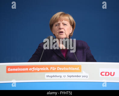 Angela Merkel Foto Stock