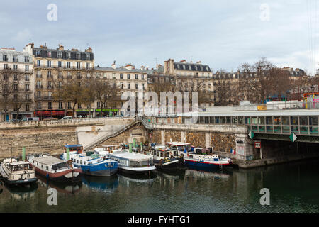 Port de l' Arsenal, Parigi, 2015 Foto Stock