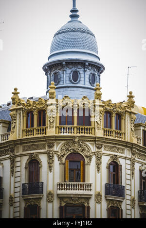 Architettura tipica della città spagnola di Valencia Foto Stock