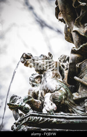 Fontane ornamentali del palazzo di Aranjuez, Madrid, Spagna Foto Stock