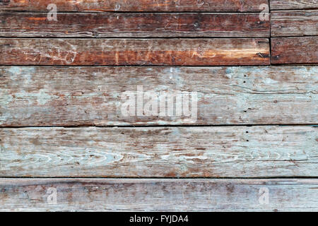 Parete in legno per il testo e lo sfondo. Legno texture di sfondo, fatta di vecchi pannelli Foto Stock