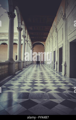 Pavimento in marmo, Indoor, palazzo Alcazar de Toledo, Spagna Foto Stock