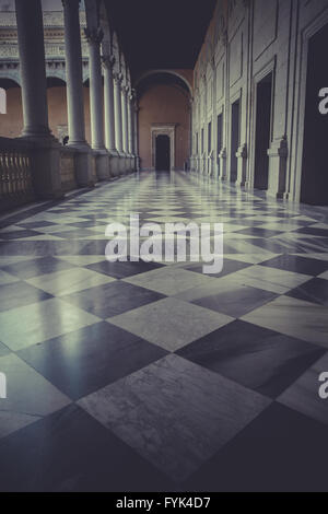 Pavimento in marmo, Indoor, palazzo Alcazar de Toledo, Spagna Foto Stock