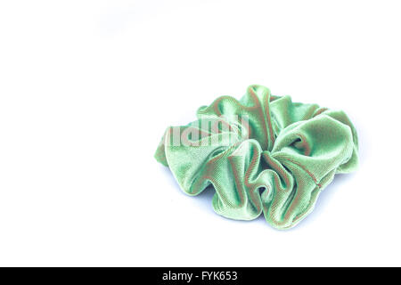 Capelli fascia in gomma su sfondo bianco, stock photo Foto Stock
