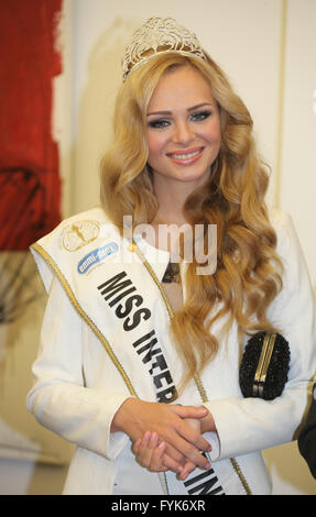 MISS INTERCONTINENTAL 2013 Ekaterina Plekhova Foto Stock