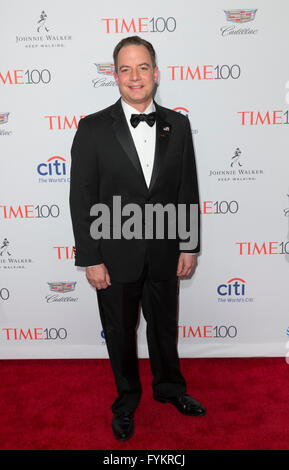 New York, Stati Uniti d'America. Il 26 aprile, 2016. Reince Priebus assiste 100 Tempo di gala al jazz presso il Lincoln Center Credito: lev radin/Alamy Live News Foto Stock